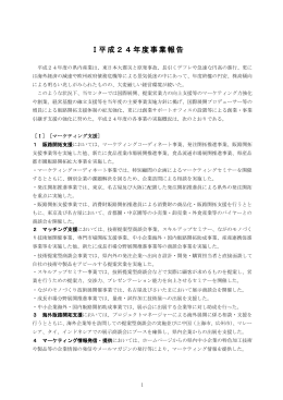 平成24年度事業報告書