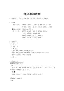 平成19年度審議会