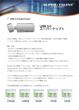 USB 3.0 スーパークリプト - ユニバーサル・ビジネス・テクノロジー