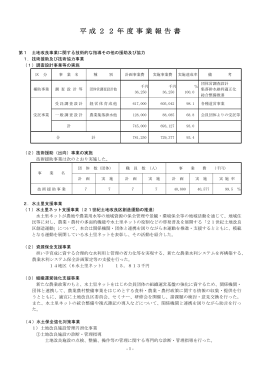 平成22年度事業報告書