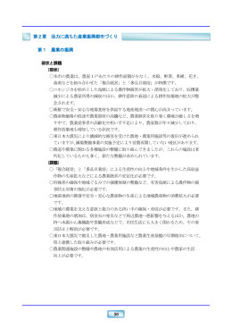 第2編 部門別計画 第2章 活力に満ちた産業振興都市づくり