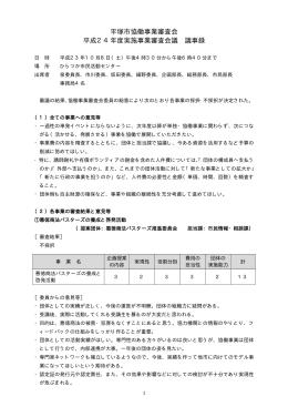 協働事業審査会議事録（PDF 49KB）