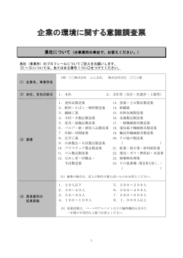 〈参考〉調査票 [PDFファイル／629KB]