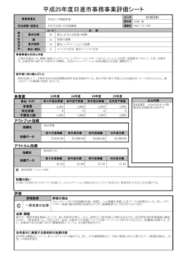 市民協働課 平成25年度事務事業評価シート（PDFファイル