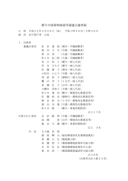 平成22年3月26日開催