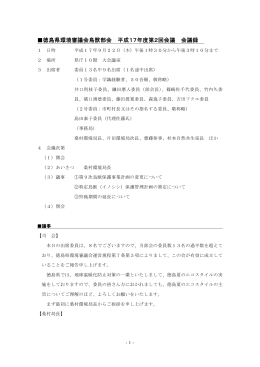 会議録 - 徳島県