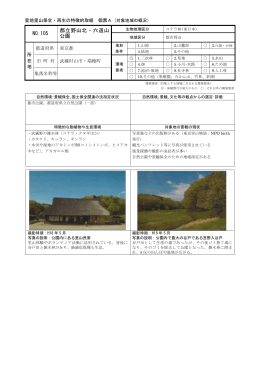 NO.105 都立野山北・六道山 公園