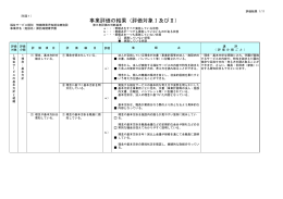 事業評価の結果（評価対象Ⅰ及びⅡ）