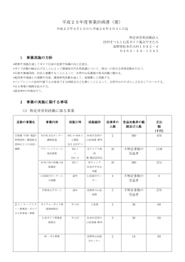 2013年度事業計画書(案)