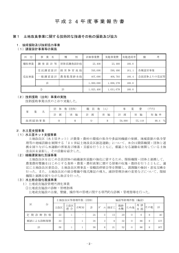 平成24年度事業報告書