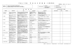 学校自己評価表［PDF］ - 米子ビューティーカレッジ