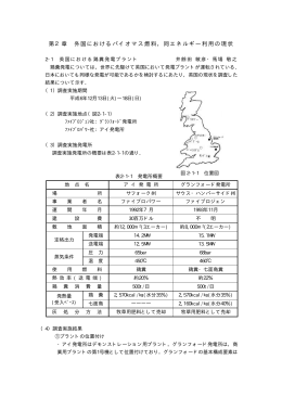 第2章 外国におけるバイオマス燃料，同エネルギー利用の現状
