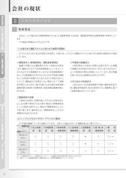 Ⅱ 会社の現状 - 損保ジャパン日本興亜ホールディングス
