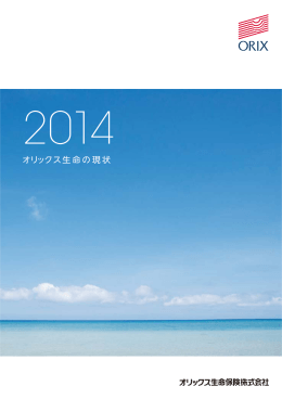 オリックス生命の現状 2014（2837KB）