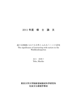 2011 年度 修 士 論 文