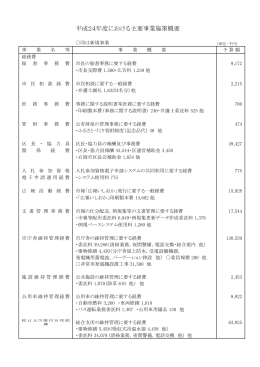 平成24年度主要事業施策概要(PDFファイル)