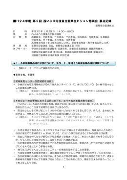 第2回ビジョン懇談会議事録（PDF：483KB）