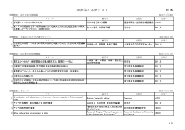 図書等の寄贈リスト - 総合地球環境学研究所