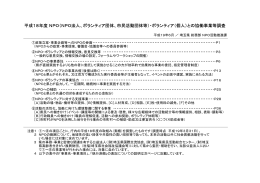 平成19年3月31日現在 - 埼玉県NPO情報ステーション NPOコバトンびん