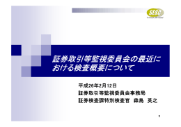 講演資料 - 金融庁