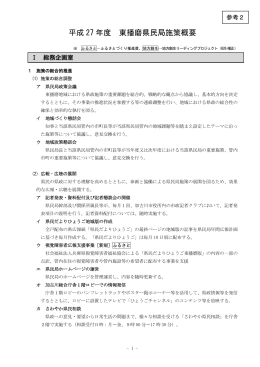 平成 27 年度 東播磨県民局施策概要
