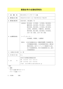 第 6 回幸せシティサポーター会議