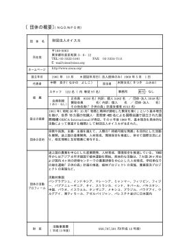 環境ボランティア海外派遣支援制度創設