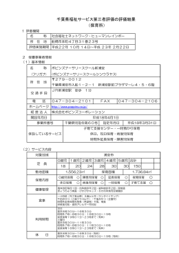 22年度 ポピンズナーサリースクール新浦安