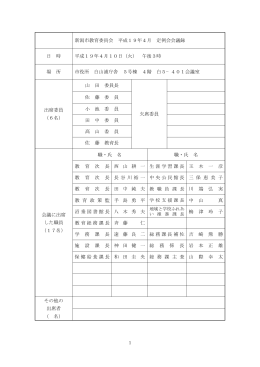 平成19年4月定例会（4月10日）（PDF：127KB）