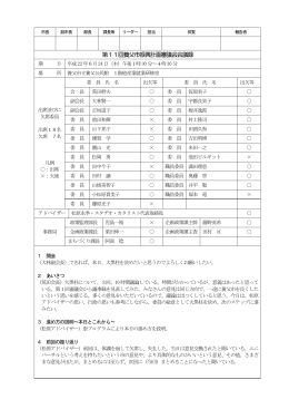 第11回審議会会議概要(PDF文書)
