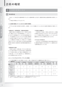 Ⅱ 会社の現状 - 損保ジャパン日本興亜ホールディングス
