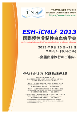 ESH-iCMLf 2013 - トラベルネットスタジオ IC事業部