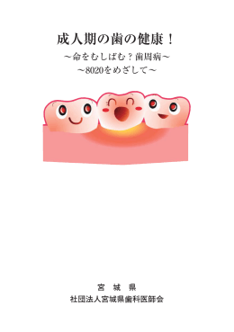 成人期の歯の健康！ [PDFファイル／768KB]