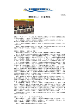 第11回サミット （11）意見交換