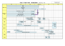 資料4 平成25年度下半期 市民参加条例 スケジュール （PDF 117.4KB）