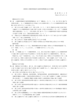 新潟県小規模事業経営支援事業費補助金交付要綱（PDF形式 230