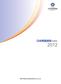 日本興亜損保の現状 2012 ( PDF/7707KB)