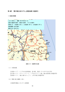 第4節 「農村観光地モデル」調査結果（葛巻町）