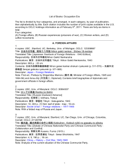 List of Books