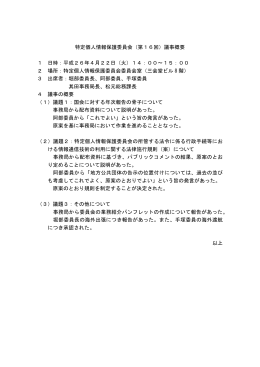 議事概要(PDF：105KB)