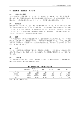 4 観光資源・観光施設・インフラ