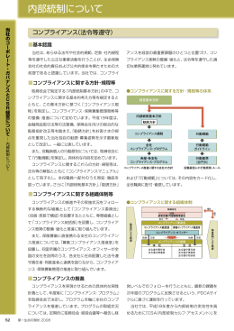 内部統制について