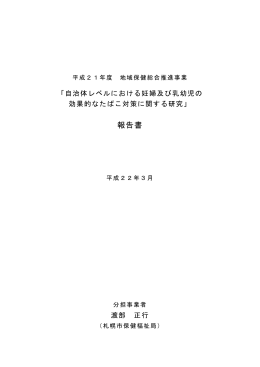 報告書 - 札幌市