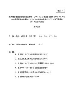 議事次第
