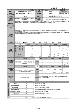 事業番号 0053 平成24年行政事業レビューシート (法務省)