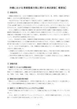 調査報告書の概要