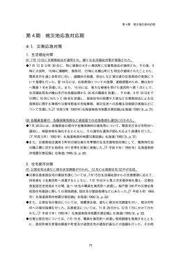災害応急対策