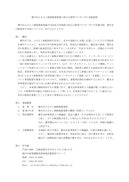 稚内市ふるさと納税推進業務に係る公募型プロポーザル実施要領 稚内市