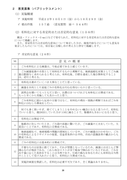 有料化に対する肯定的または否定的な意見（106件）