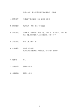 議事録（PDF：20KB）